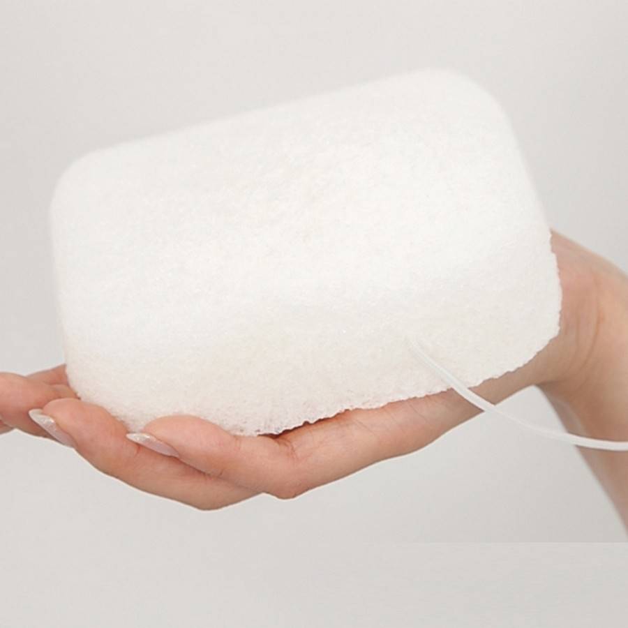 Sun&Sia - Éponge Konjac XL 100% Naturelle – Nettoie en Profondeur et en Douceur - Soin et Routine Beauté Naturel-Tous Types de Peau - Image 1