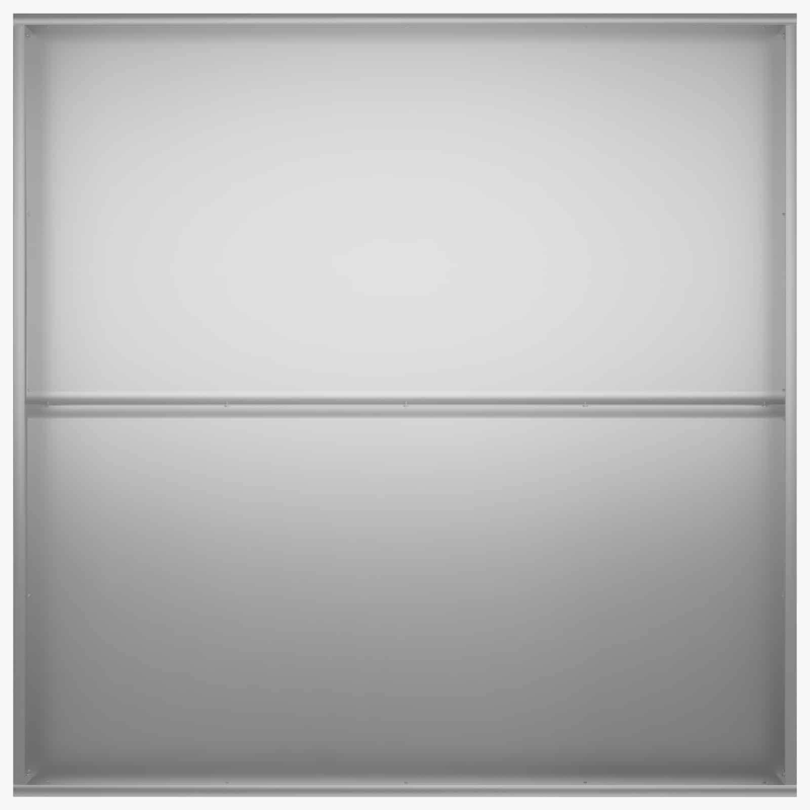 Vidaxl - Cache-pot de jardin Argenté 80 x 80 x 20 cm Acier galvanisé vidaXL 8005018 - Image 5