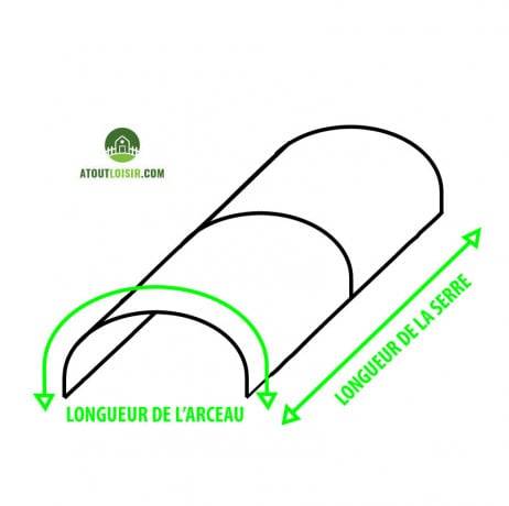 Plastidis - Bâche 250 microns verte blanche opaque - Long 10 m, Larg 10.50 m - Imagen 5