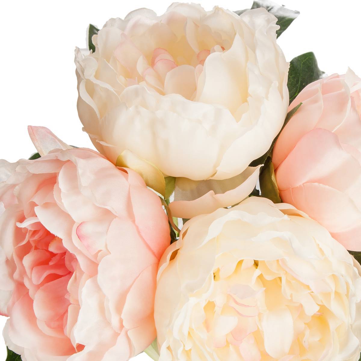 Atmosphera - Bouquet de 4 pivoines articielles rose H30cm - Atmosphera Créateur d'intérieur - Imagen 2