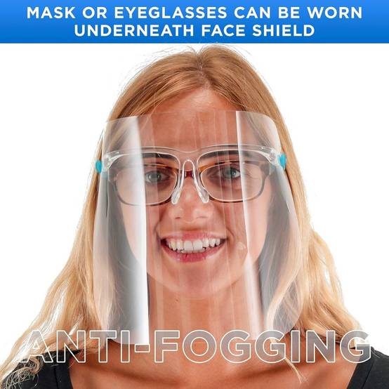 Lunettes de Protection Unisexe avec Visière Transparente Anti-Rayures – Écran Facial Résistant aux Chocs, Réglable et Lunettes de Protection Unisexe avec Visière Transparente Anti-Rayures – Écran Facial Résistant aux Chocs, Réglable et