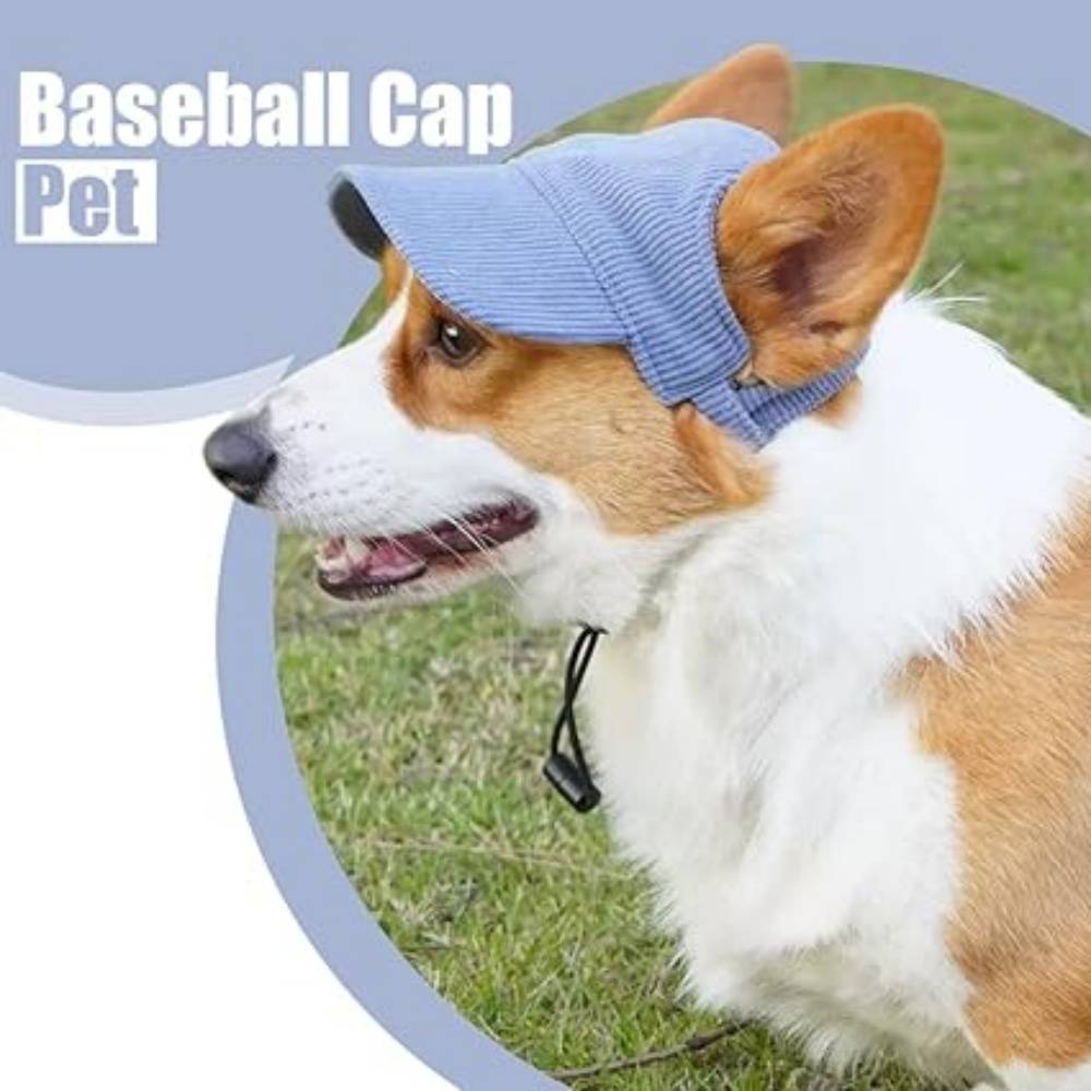 Chapeau de soleil ajustable pour chien DtopbuyAge (bleu, taille S) - Image 5