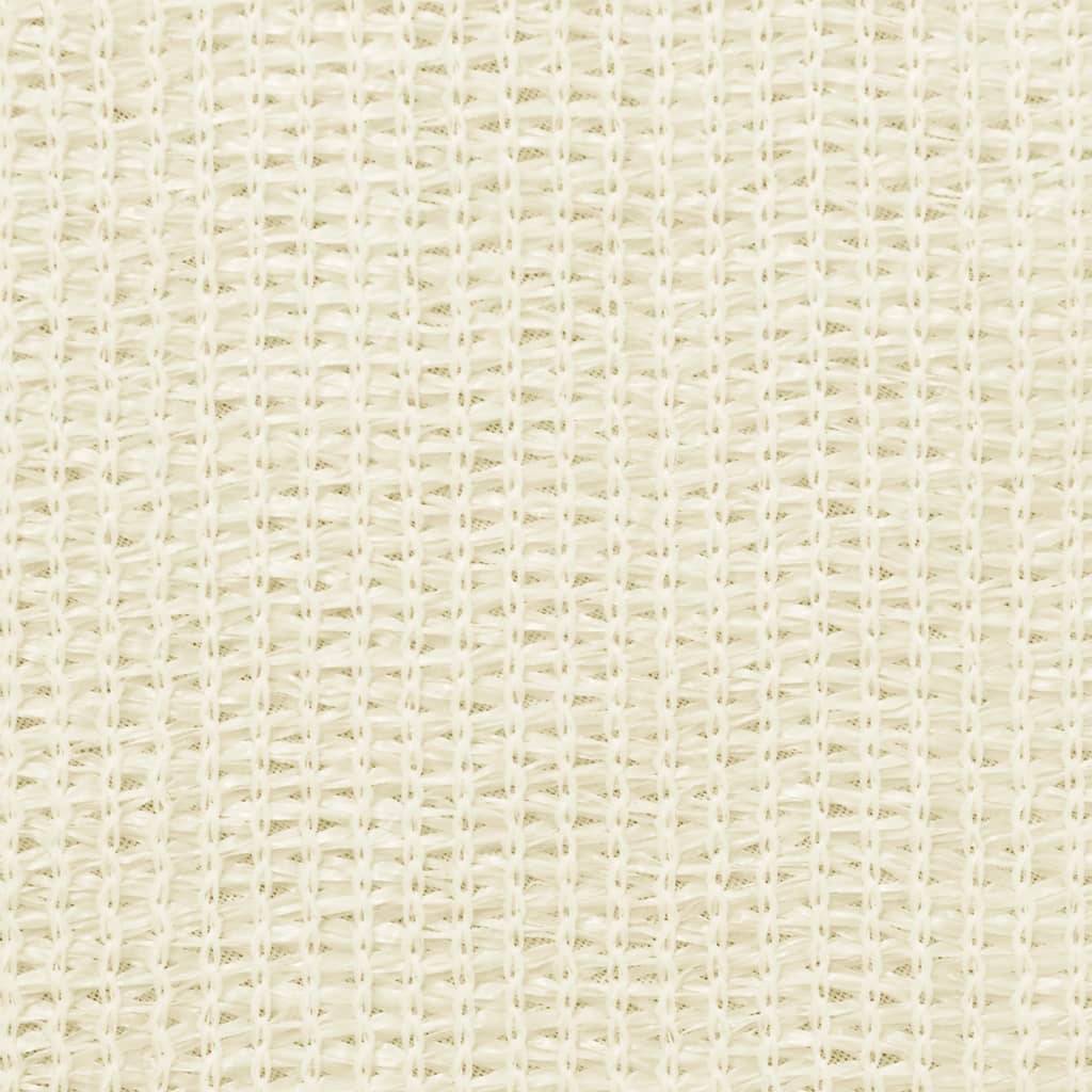 Helloshop26 - Écran de balcon brise pare vue protection confidentialité 120 x 500 cm PEHD crème - Imagen 3