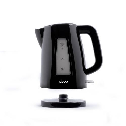 Livoo - Bouilloire électrique sans fil 1.7 L noire - Imagen 4