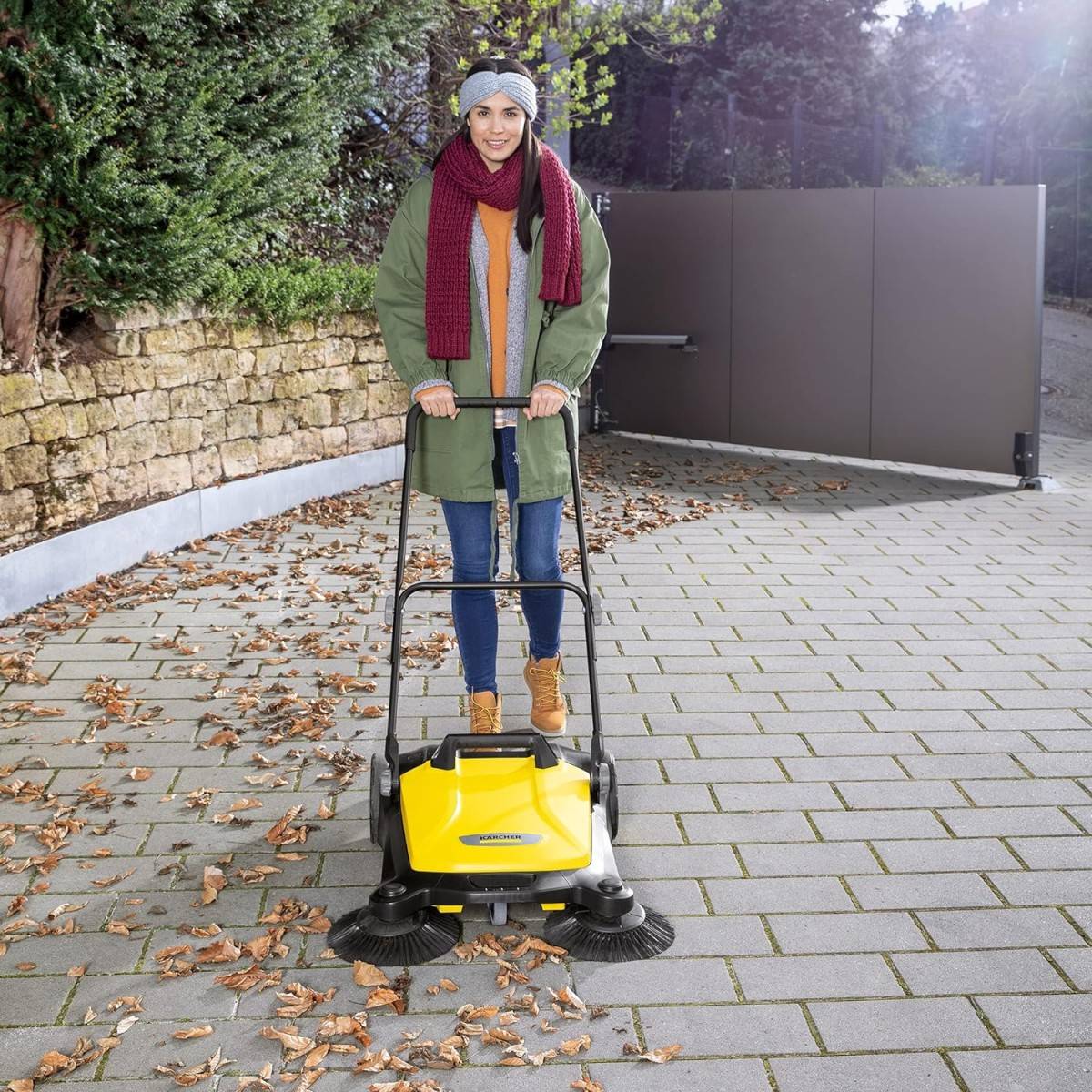 Kärcher - Balayeuse Mecanique 2 Brosses Balayeuse manuelle Bac 20 Litres TWIN KARCHER - Imagen 8