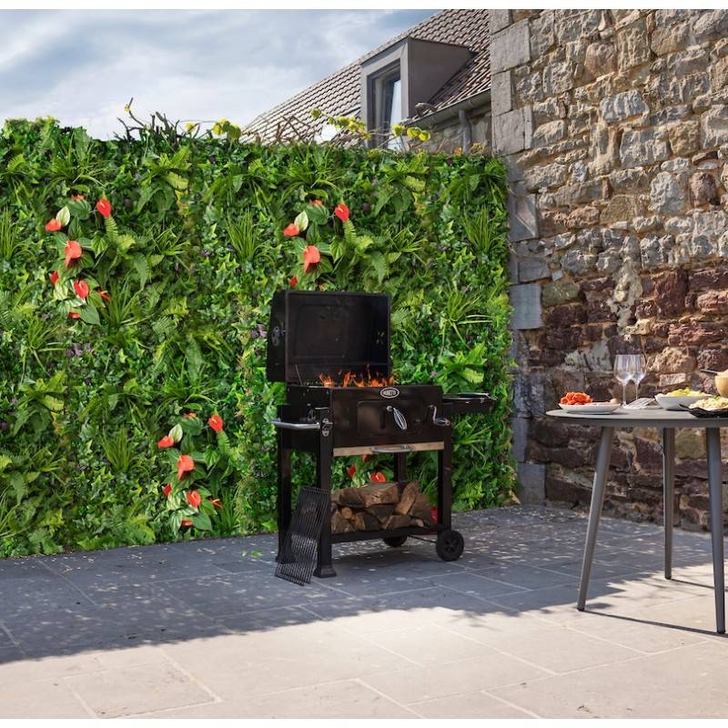 Mur végétal artificiel extérieur et intérieur 1m x 1m Tropical - Easy Clôture - Imagen 4