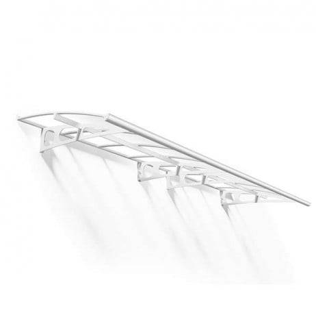 Canopia by Palram - Canopia Marquise de porte Bordeaux blanc transparent 670.5 X 139 - Imagen 4