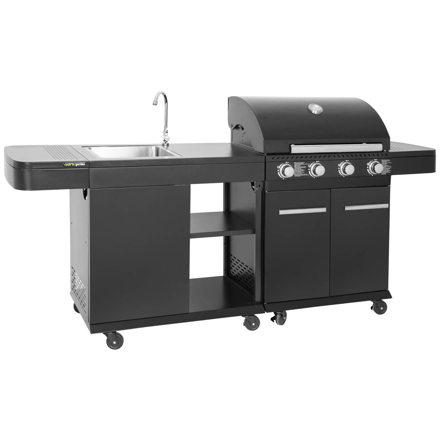 Cook in Garden - Cuisine extérieure modulable FYRA - 4 brûleurs - COOK'IN GARDEN - Imagen 1