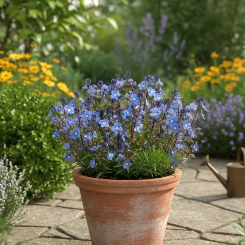 Véronique d'Arménie à fleurs Bleue/ - feuillage Persistant - Godet - 5/20 cm - Imagen 4