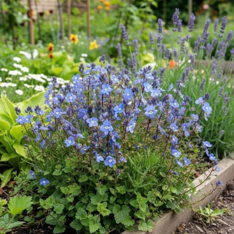 Véronique d'Arménie à fleurs Bleue/ - feuillage Persistant - Godet - 5/20 cm - Imagen 3