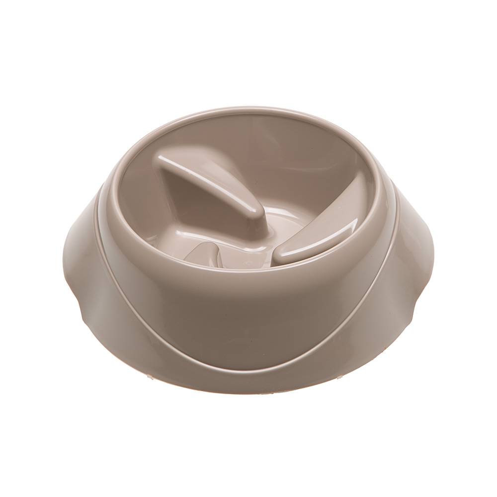 Ferplast - Ferplast Gamelle pour chien Magnus Slow, Gamelle Antidéglutition, durable, antidérapant, gamelle d'eau pour chien, améliore la digestion, 0.5 L, Gris - Imagen 1