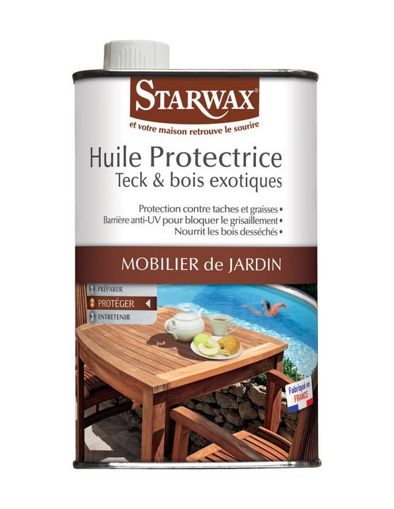 Starwax - Huile Bois Exotique Protection & Entretien 500ml - Starwax