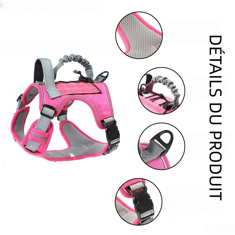 Harnais de gilet tactique pour chien m - IntiMeg - Image 3