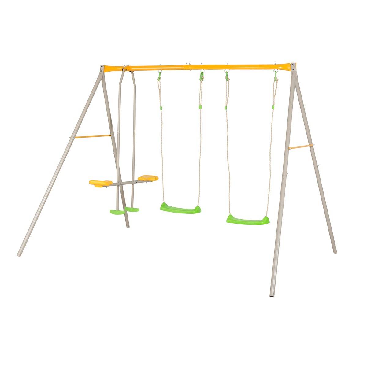 Trigano Jardin - Portique métal 1,90 m Agility BRIOSO 4 enfants - Image 1