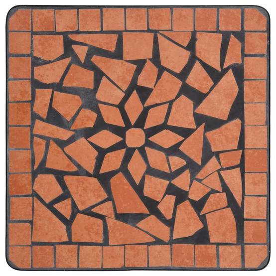 Maison Chic - Table de jardin - Table de bistro mosaïque Terre cuite Céramique HL913 - Image 5