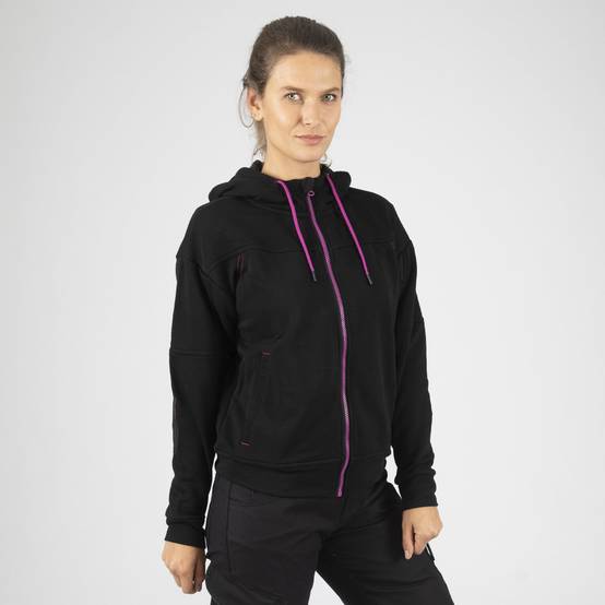 taille 3xl - uma - gilet de travail - 1271 noir , fushia - Image 2