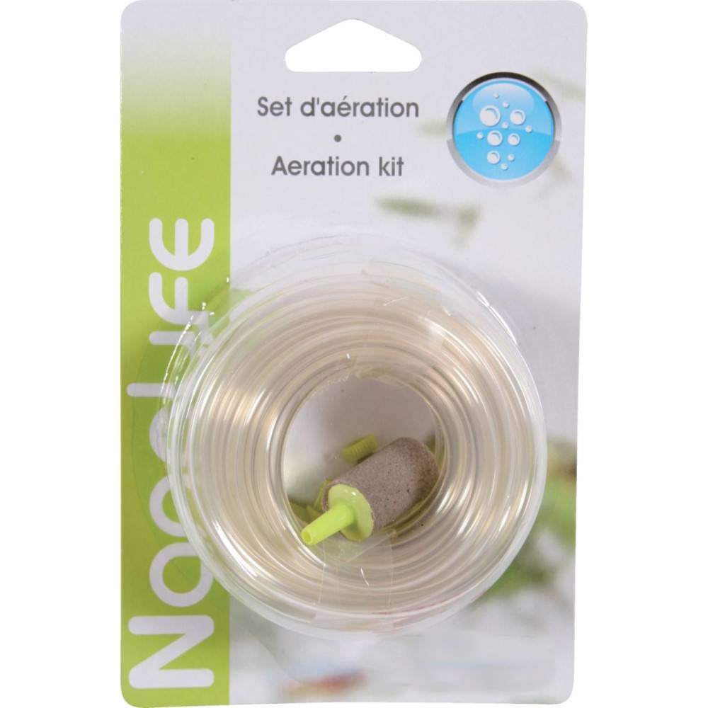 Kit aération tuyau 2.5 mètre, robinet, diffuseur et raccord, pour aquarium. - Image 1