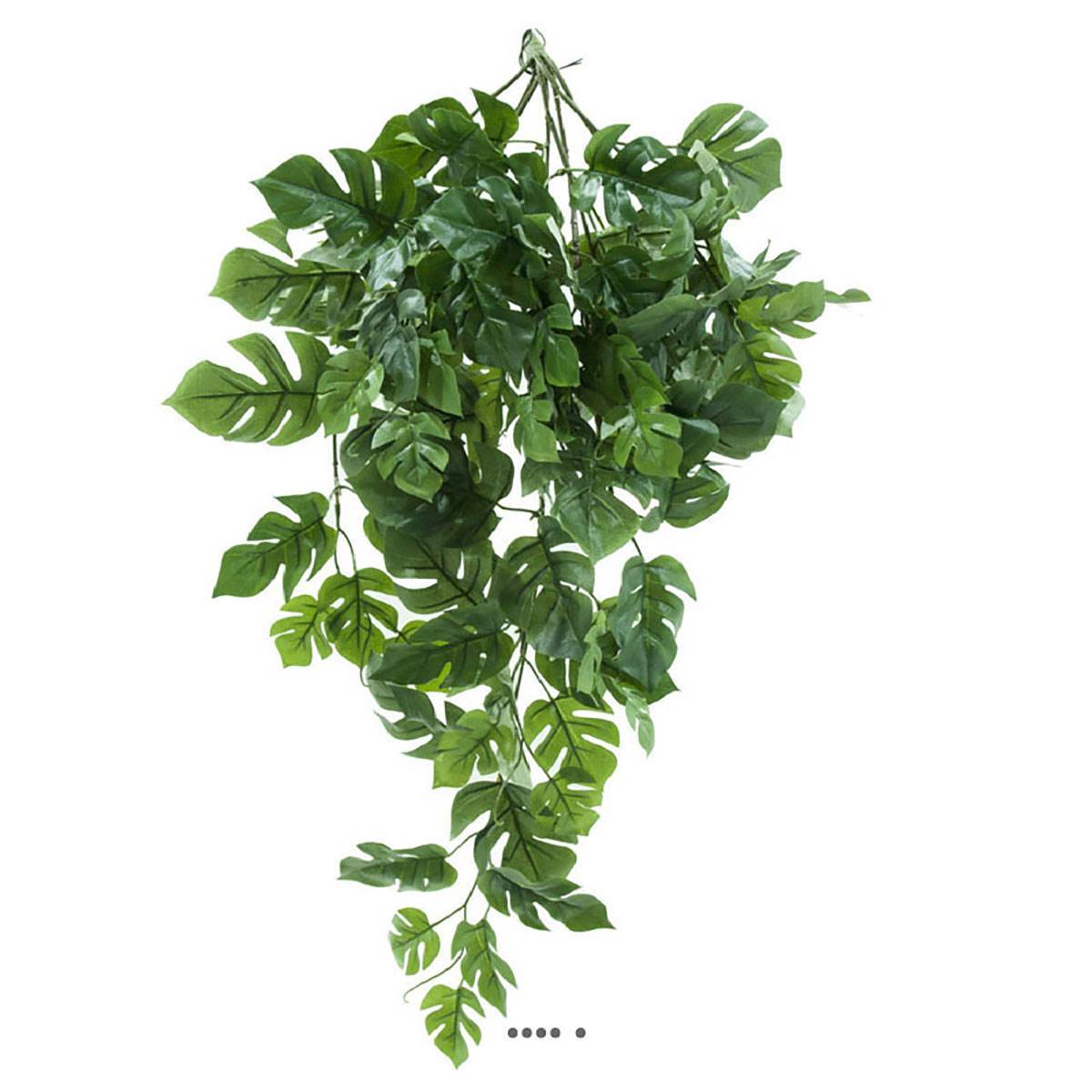 Artificielles - Chute de philodendron artificiel 99 feuilles L 70 cm Vert - Imagen 2