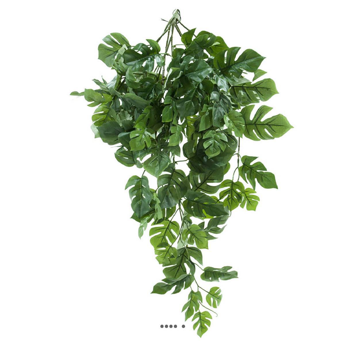 Artificielles - Chute de philodendron artificiel 99 feuilles L 70 cm Vert - Imagen 1