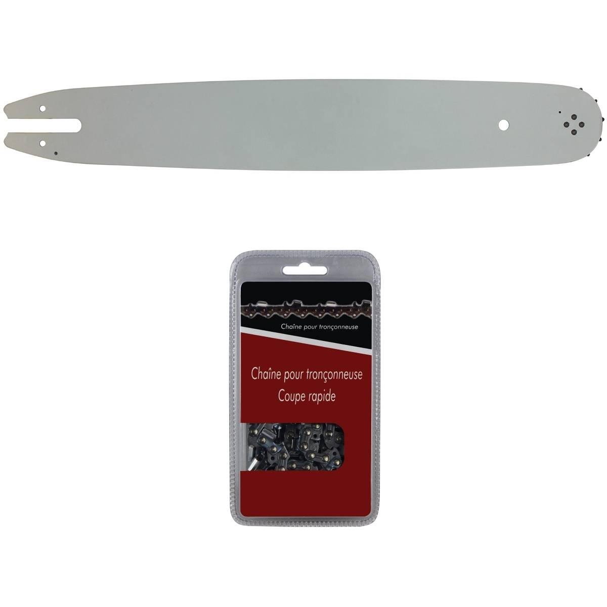 Gt Market - Guide 35 cm (14 pouces) + chaîne 50 maillons - Compatible tronçonneuses STIHL MS 170, 171 et 180 - GT MARKET - Imagen 1