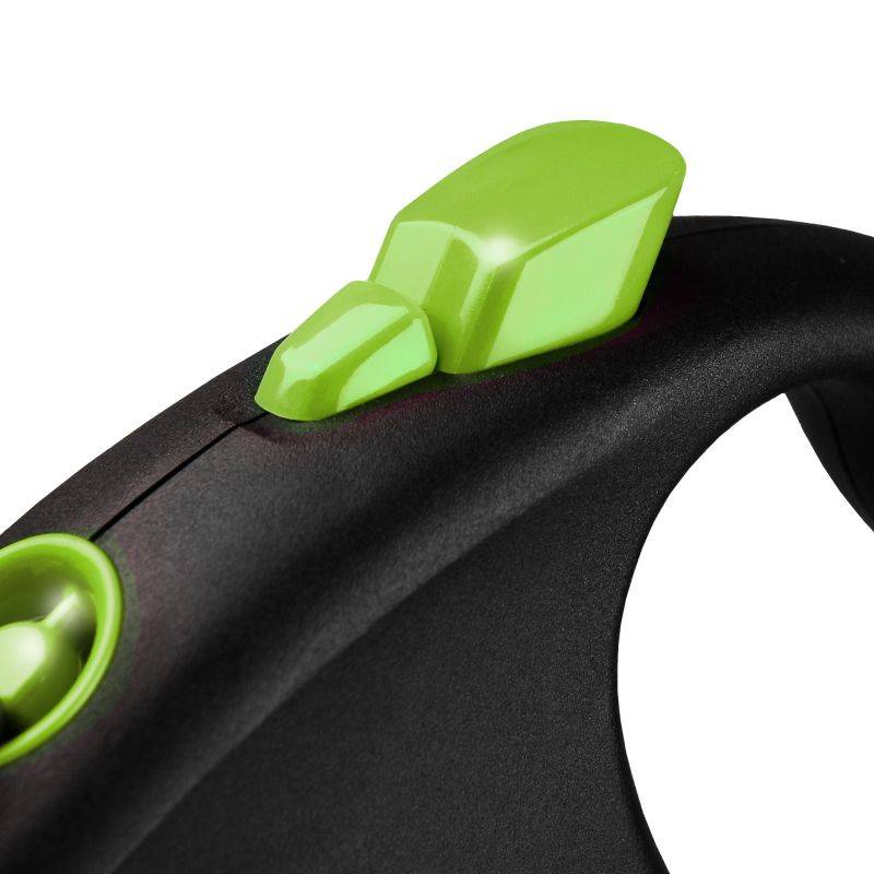 Flexi - Laisse Black Design M Tape 5m black/ green FU22T5-251-S-CG Flexi - Image 3