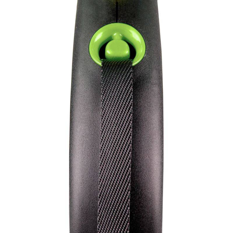 Flexi - Laisse Black Design M Tape 5m black/ green  FU22T5-251-S-CG Flexi - Image 2