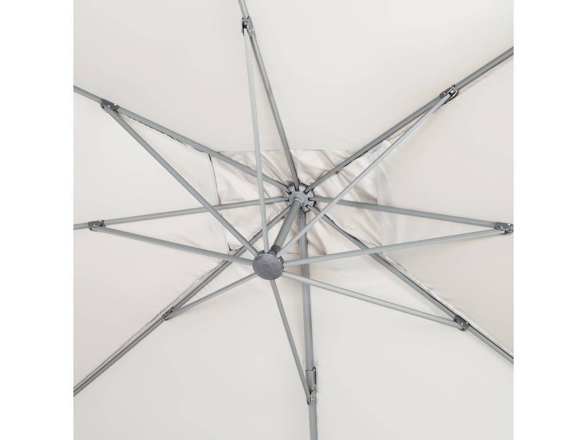 Habitat Et Jardin - Parasol Jardin Déporté Alu "sun 4" - Rectangle - 3 X 4 M + Housse De Protection - Ecru -habitat Et Jardin - Image 4