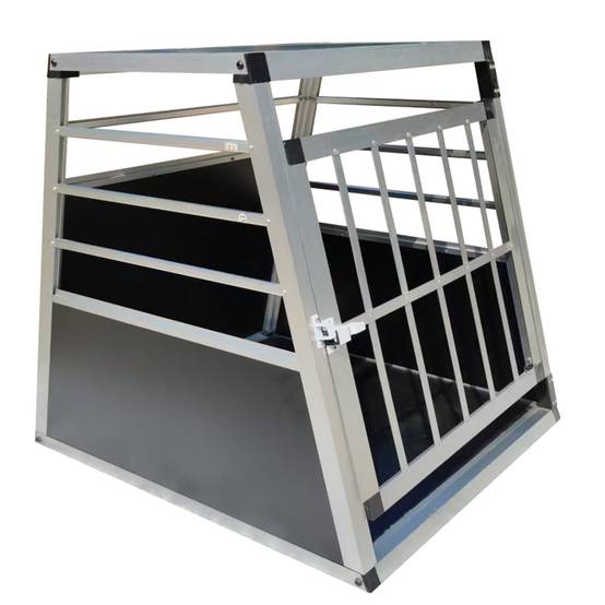 Cage transport chien Aluminium grande taille forme trapèze pour coffre voiture Noir – ComfortXL Outdoor Living - Image 6