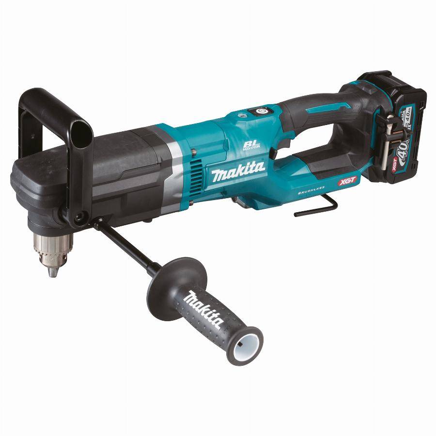Makita - Perceuse visseuse d'angle 40V max XGT - MAKITA - avec 1 batterie 4Ah - chargeur - coffret - DA001GM101