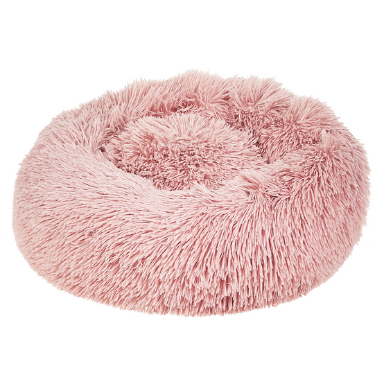 Beliani - Lit pour animal Fourrure synthétique Rose KULU - 50x50x15- Beliani - Image 2