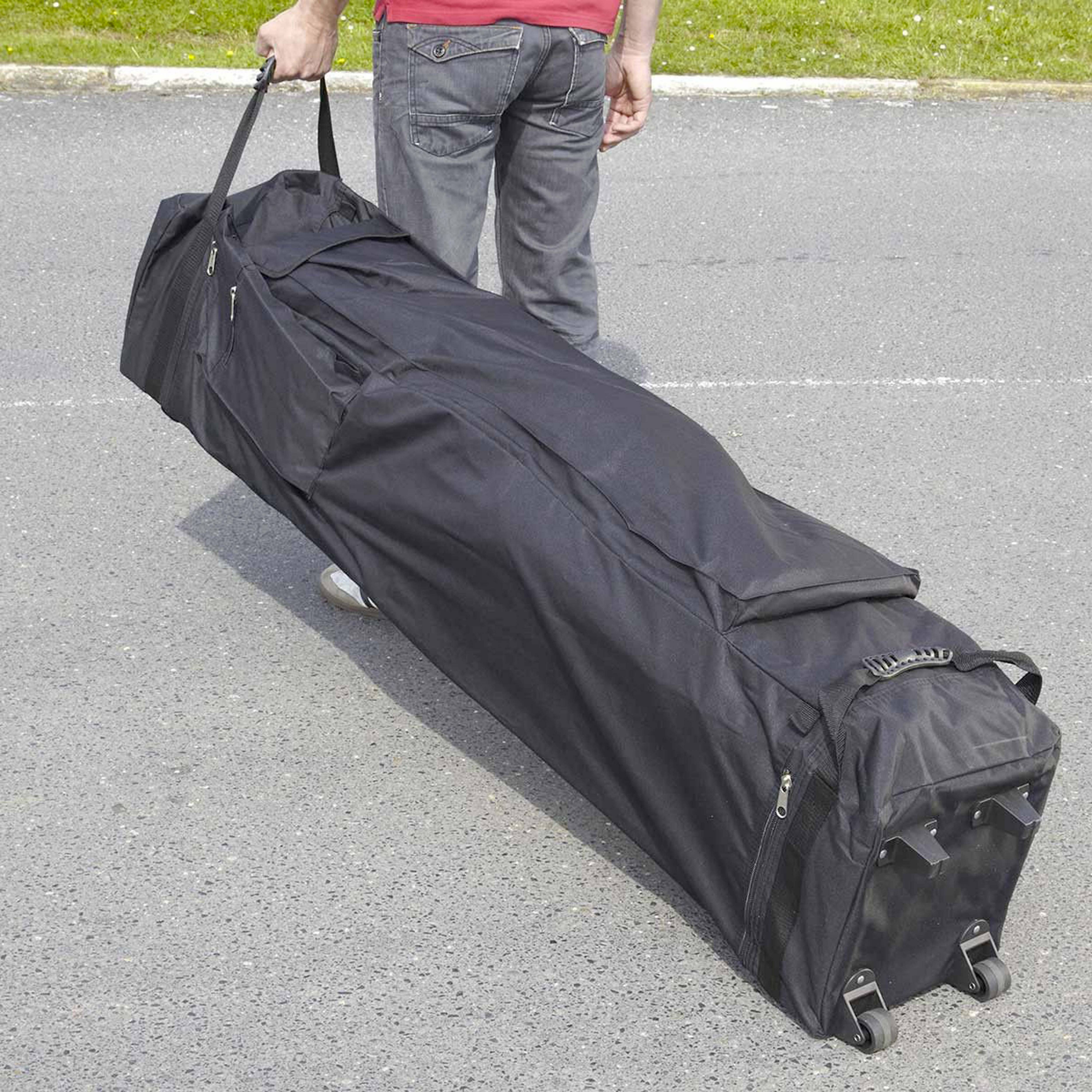 Oviala - Tonnelle pliante en alu 4x4m blanc PRO 40 - Oviala - Imagen 5
