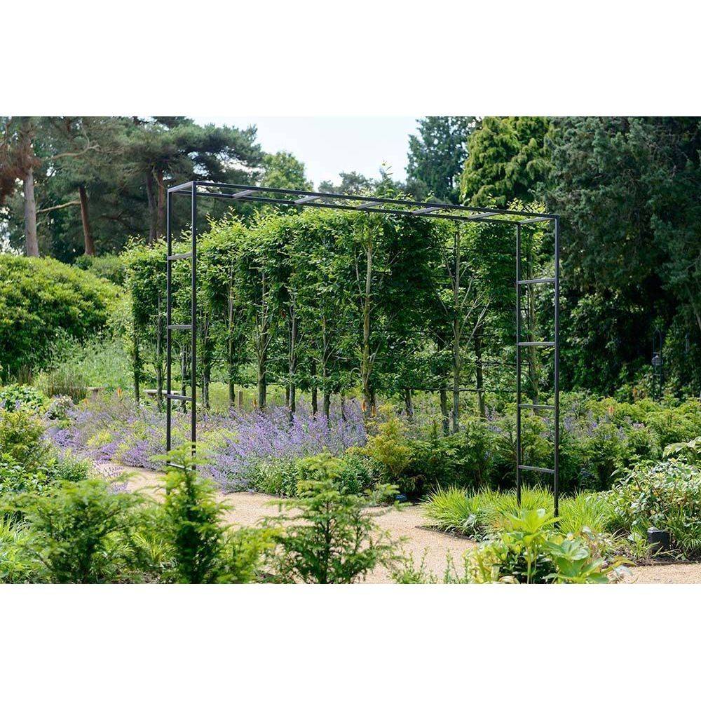 Harrod Horticultural - Arche de jardin carrée en acier galvanisé Square Longueur 3m - Imagen 4