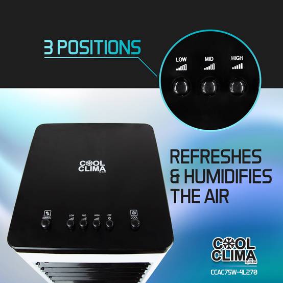 Cool Clima - Rafraichisseur d air 75W - 4L - Image 3