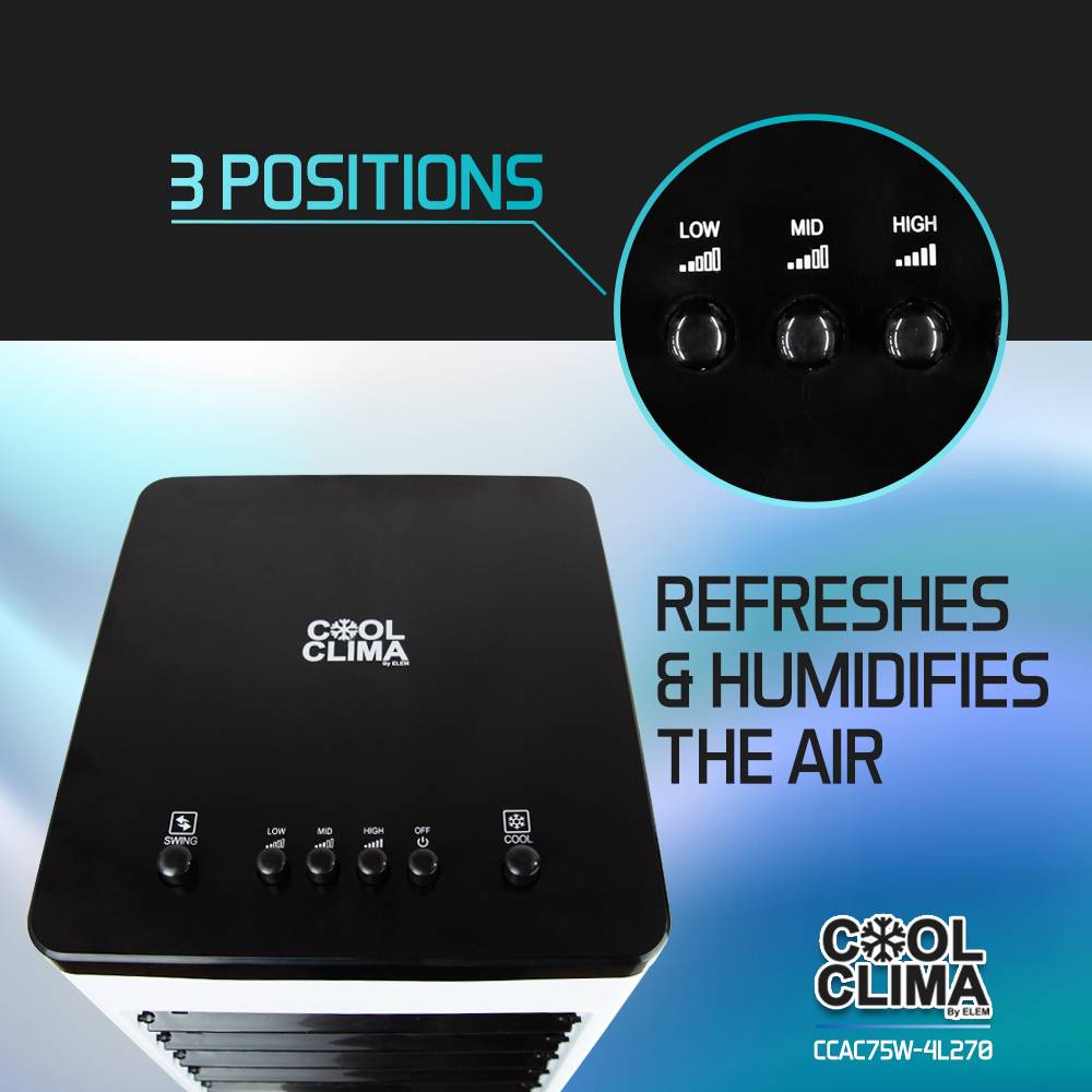 Cool Clima - Rafraichisseur d air 75W - 4L - Image 3
