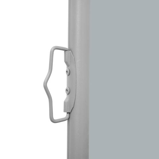 Helloshop26 - Auvent latéral rétractable de patio 140 x 600 cm gris - Imagen 3