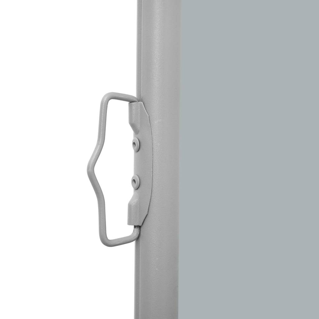Helloshop26 - Auvent latéral rétractable de patio 140 x 600 cm gris - Imagen 3