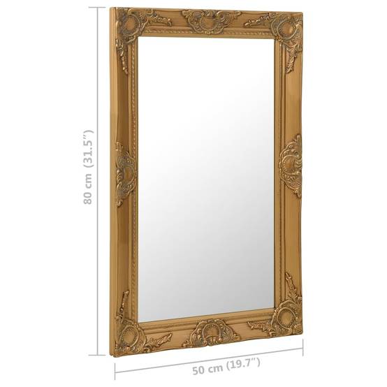 Prolenta Premium - Miroir Cerignola Doré 50 X 80 cm - P87209D - Image 6