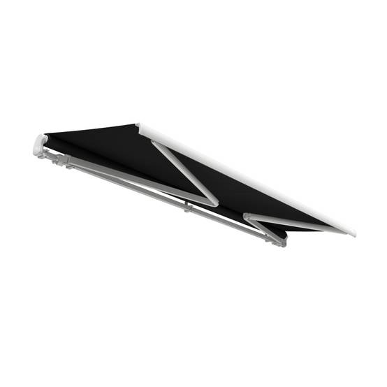 Store banne monobloc ESPAI 6,00x3,00m (Manuelle - Noir - Blanc) - Alia Productions - Imagen 2