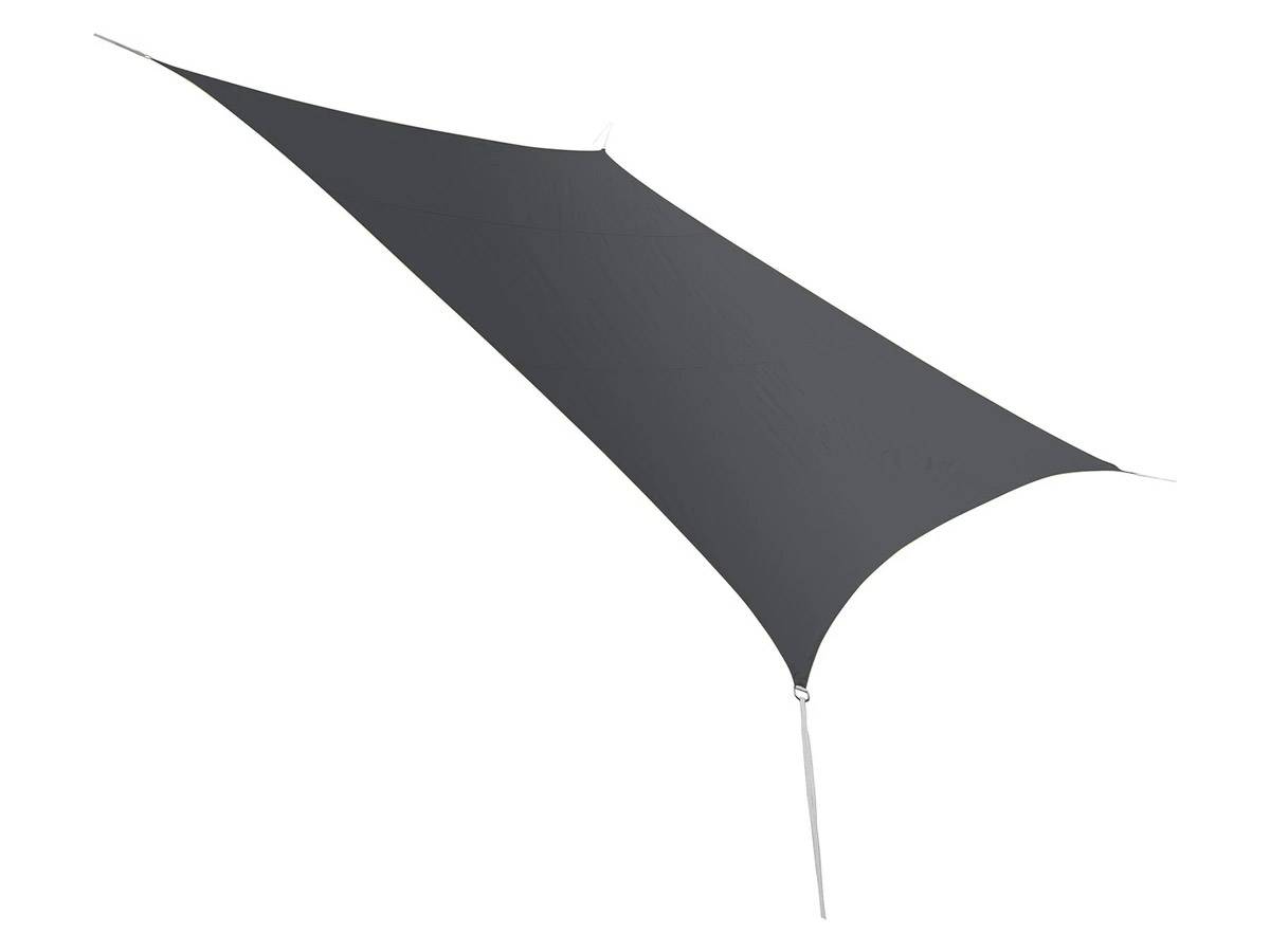 Voile d'ombrage rectangulaire SERENITY - 4,20 x 3,00 m - Ardoise - Jardiline - Imagen 1