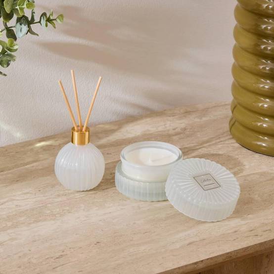 Coffret Senteur 2 Pièces "Albie" 8cm Thé Blanc - Image 5
