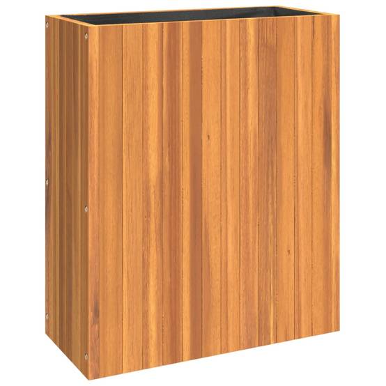 Jardinière bois d'acacia naturel 59 x 27.5 x 70 cm - PANGIVO - Image 2