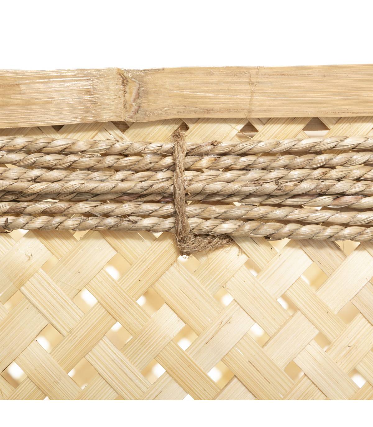 Set de 3 Paniers de rangement en Bambou et Roseau - Imagen 2