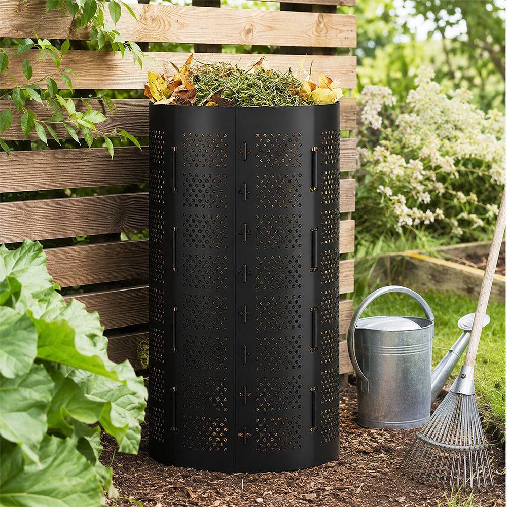 Gt Garden - Composteur de jardin 180 litres - Durable, facile à monter, idéal pour recycler - GT GARDEN - Image 3