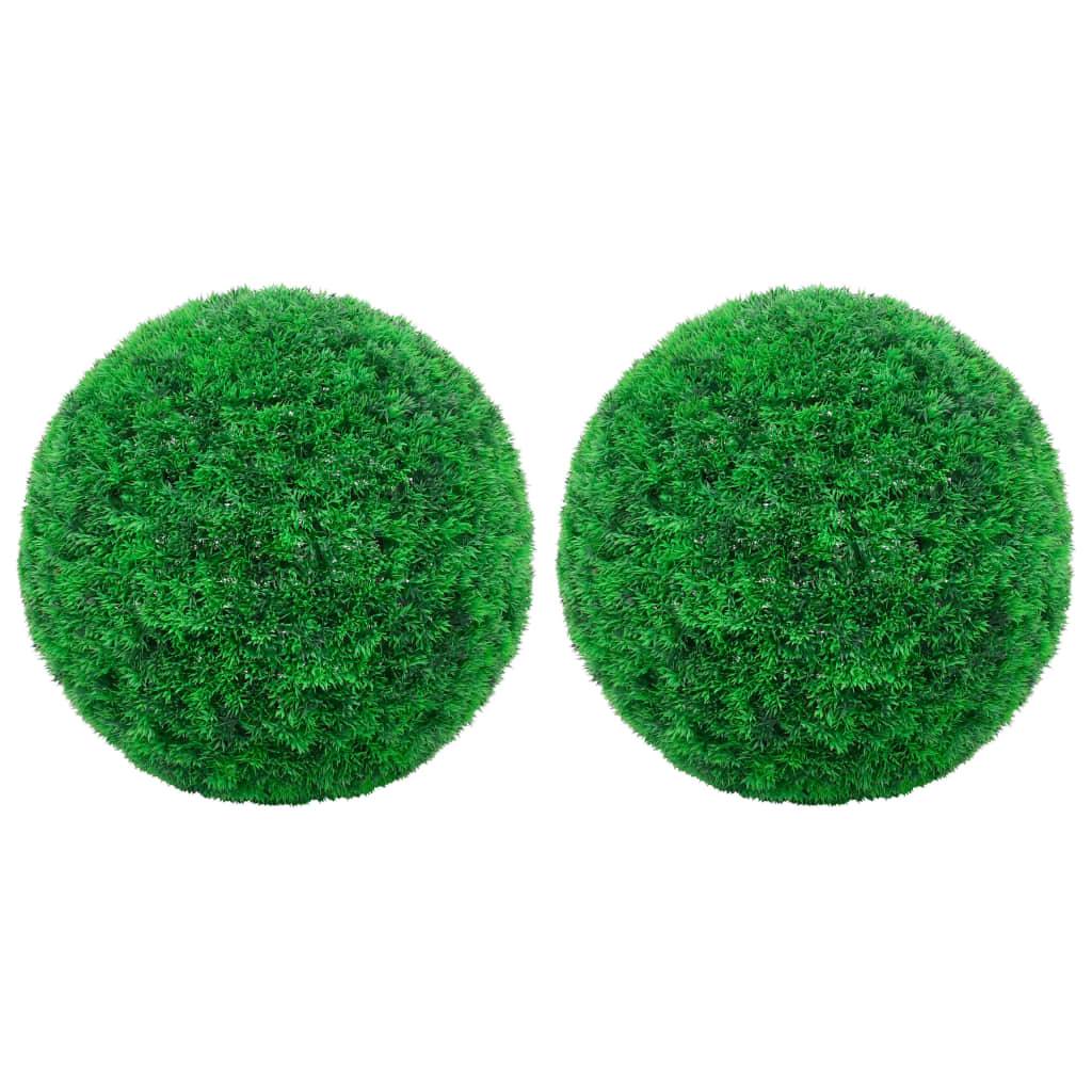 Vidaxl - Boules de buis artificielles 2 pcs 35 cm - Image 1