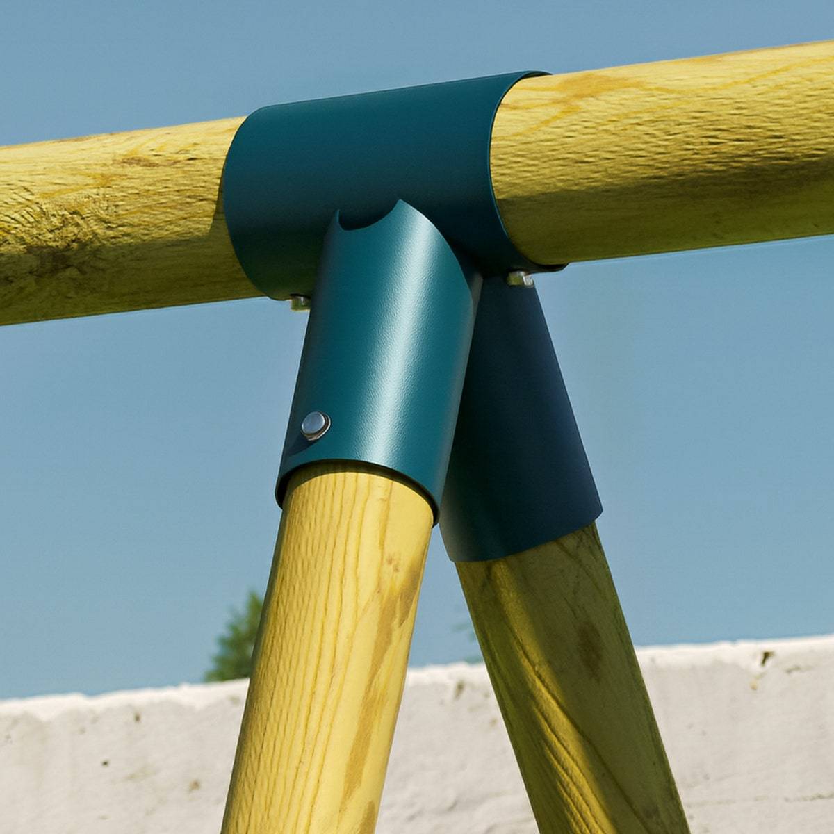 Trigano Jardin - Portique bois 2,30 m Topwood ALTI 2 pour 4 enfants - Image 4