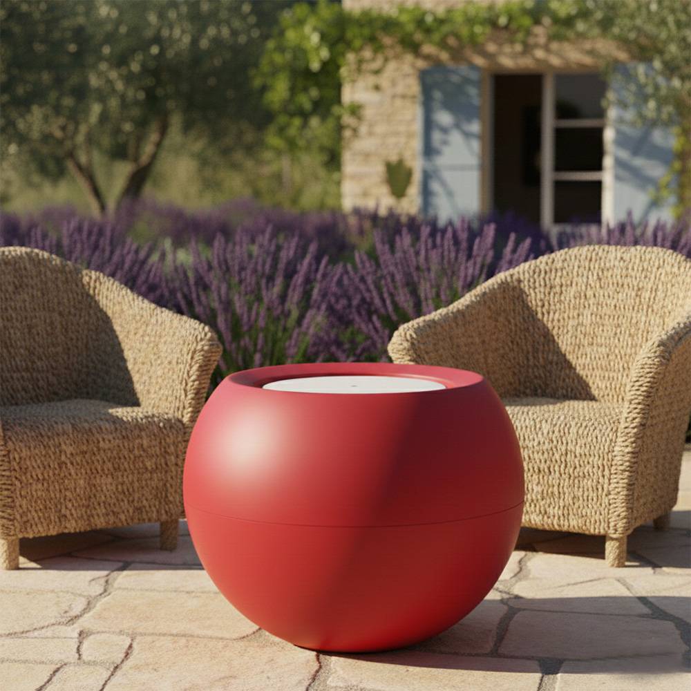 Table de jardin ronde querida hauteur 70 cm - plast'up rotomoulage - Imagen 4