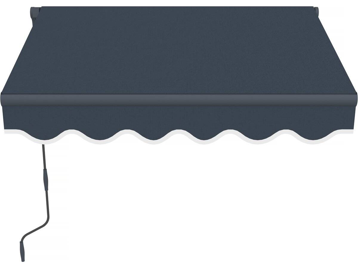 Store Banne En Aluminium  "ombra 1" - 160 X 120 Cm - Gris -habitat Et Jardin - Imagen 4
