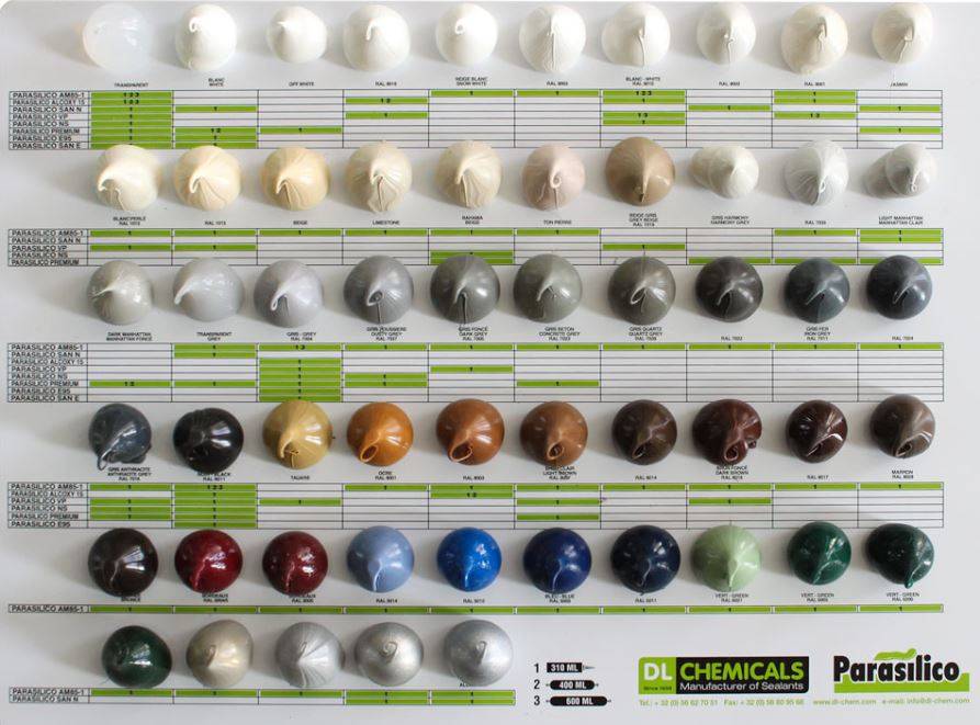 Mastic silicone Parasilico Prestige Colour DL CHEMICALS Beige clair - 0100091ND81871 - Image 2