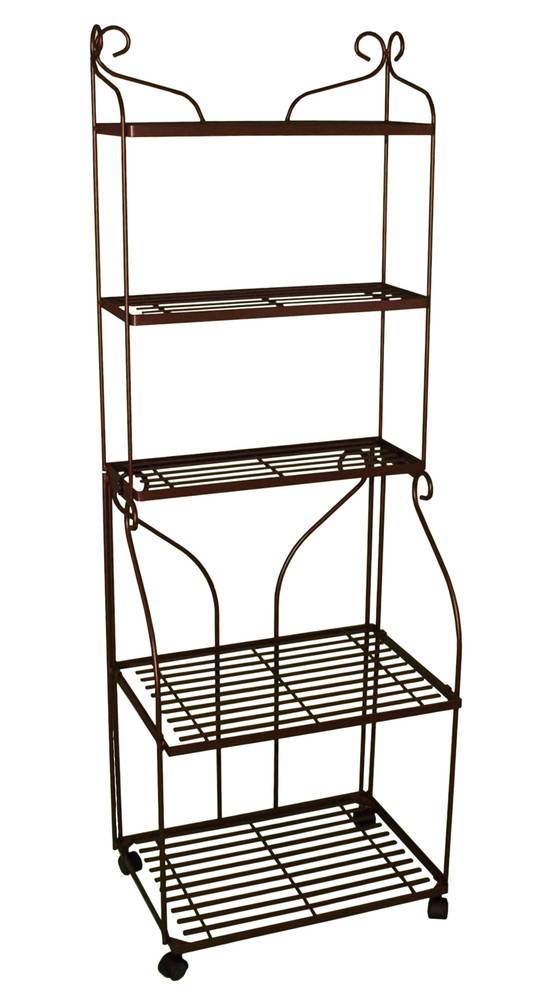 Louis Moulin - Etagère volutes Boulangère fer vieilli - 59x41x169 cm - Acier époxy Louis Moulin - Imagen 1