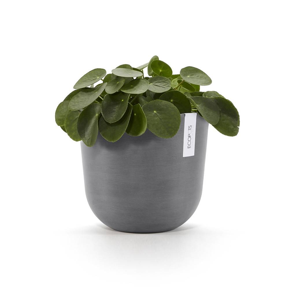 Ecopots - Maceta Redonda Oslo 25 Gris - Ø 25 x H. 21,8 cm - 7,7 L ECOPOTS - Imagen 2
